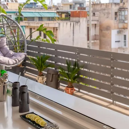 Apartamento Terrace House For Festive Fun Atenas Exterior foto