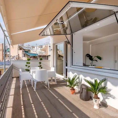 Apartamento Terrace House For Festive Fun Atenas Exterior foto